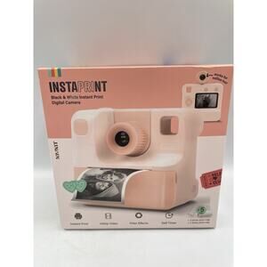 Instaprint Black & White Instant Print Digital Camera 32GB NEW IN BOX!!